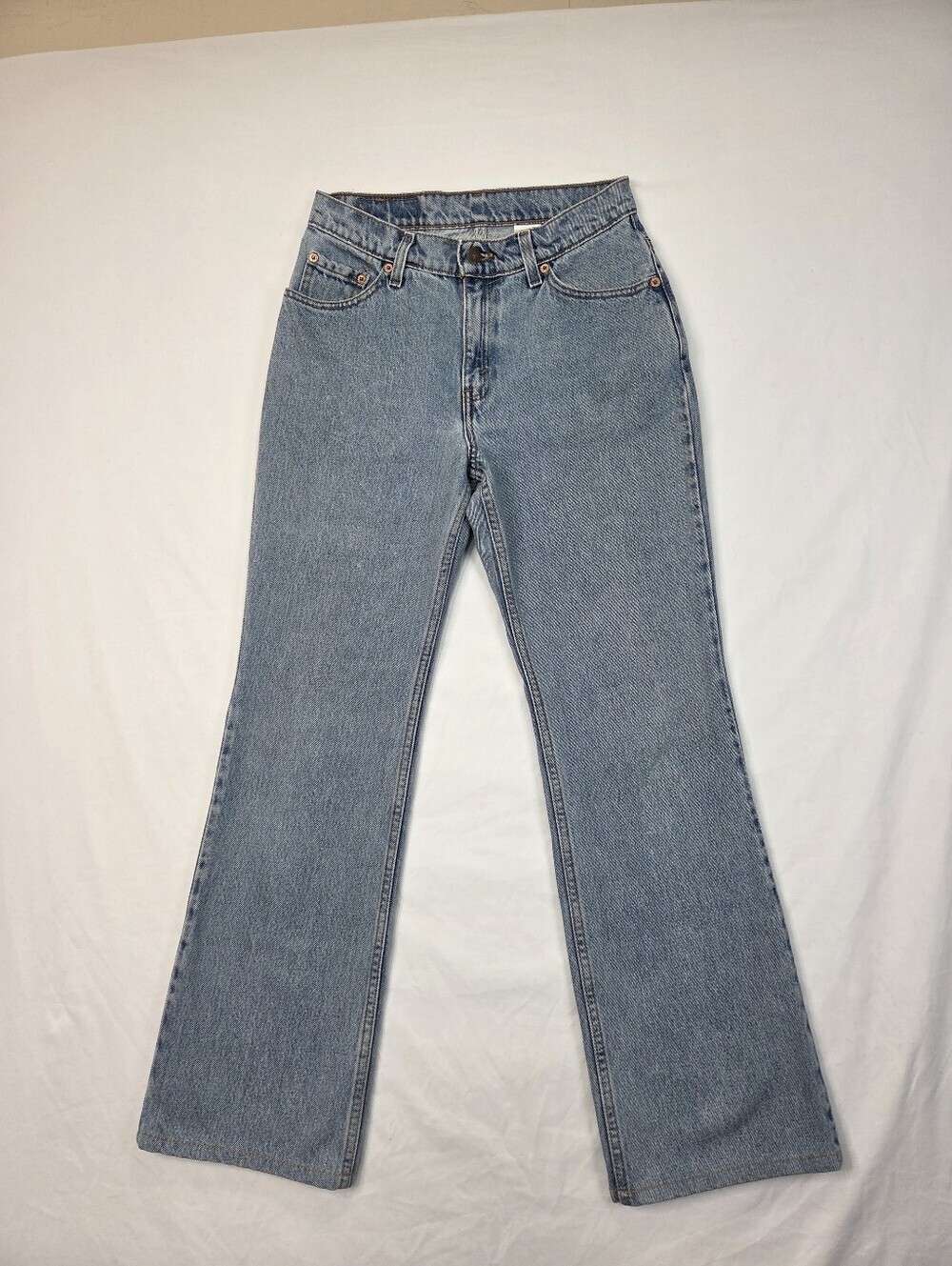 Levi's 517 Boot Cut Low Rise Jeans Women's Size 9 Jr Medium Light Wash Vintage
